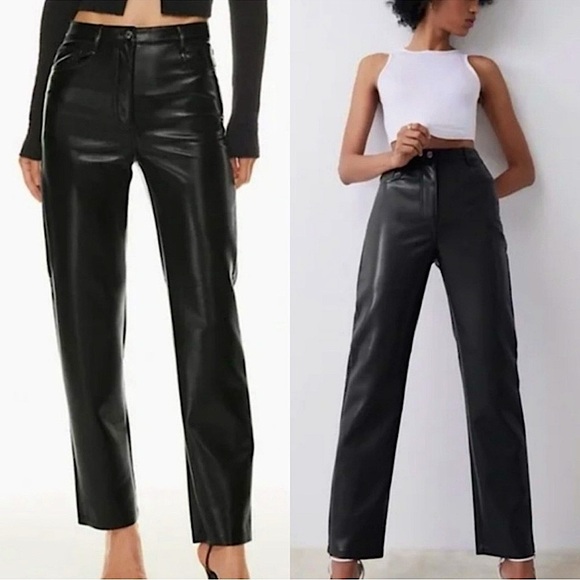 ARITZIA Wilfred Melina Faux Leather Pant, 8 - Picture 1 of 10